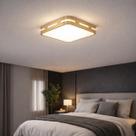 Luminária Painel Led Sobrepor Plafon Quadrado Dourado 40cm Luz 3em1 Teto Sala Quarto Cozinha Balcão Bivolt