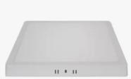 Luminária painel led sobrepor quadrado 18w 6500k branco frio lumanti