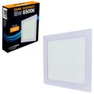 Luminaria painel quadrado de embutir led 18w 6500k branca bivolt 21,8cm homeflex - WESTERN Luminaria painel quadrado de embutir led 18w 6500k branca bivolt 21,8cm homeflex - WESTERN