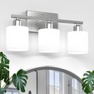 Luminária para Banheiro Dekang 46cm Níquel Escovado 3 Lâmpadas 120V