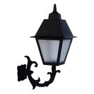 Luminária para Jardim Florença com Braço Externo Interno Alumínio Prata Luminárias N. Sra. da Guia Luminária para Jardim Florença com Braço Externo Interno Alumínio Prata Luminárias N. Sra. da Guia