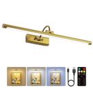 Luminária para Quadros Craftersmark 61 cm Sem Fio em Latão 8000 mAh