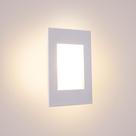 Luminária Parede escada balizador Embutir Cx 4x2 Branco +LED G9 ST1314