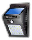 Luminária Parede Solar 30 Leds Bateria Luz Balizador Jardim Cor Da Carcaça Preto Luminária Parede Solar 30 Leds Bateria Luz Balizador Jardim Cor Da Carcaça Preto