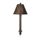 Luminária Patio Living Concepts 17777 Bronze Tube Walnut Shade