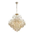 Luminaria Pendente 60cm E14x6 DCD00410 Dourado Sindora