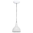 Luminária Pendente Alumínio Gota Branco Luminária Pendente Alumínio Gota Branco