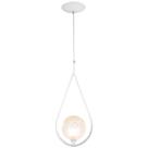 Luminária Pendente Aro Gota Branco Harmony Ambar