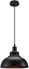 Luminária pendente Asnxcju Farmhouse Black Metal para cozinha