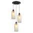 Luminária Pendente Avant Primus Smooth Vidro E27 Preto Fosco Bivolt
