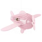 Luminária Pendente Avião Teco Teco Infantil Rosa Claro e27