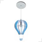 Luminária Pendente Balão Azul Avião Teto Quarto Menino (a) Infantil