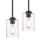 Luminária pendente Beionxii DMD9002-1H/2PK Farmhouse Oil Bronze