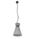 Luminária Pendente Bella Vidro Branco E Cromado Ref:FH 010