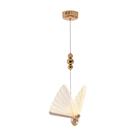 Luminária pendente borboleta dourada - 3000k