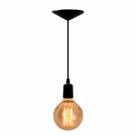 Luminária Pendente Cabo Fio Industrial Decorativo Retrô E27