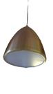 Luminária Pendente Champanhe Dourado 1 Lamp. - Munclair