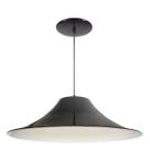 Luminária Pendente Chapéu Chinês Com Interior Branco Brilho Com Fiação 110/220v
