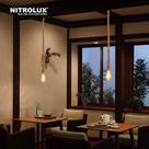 Luminária Pendente Corda Moderna - 1M Para 1 Lâmpada E27 5241 - NITROLUX Luminária Pendente Corda Moderna - 1M Para 1 Lâmpada E27 5241 - NITROLUX