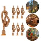 Luminária Pendente Corda Vintage 1m Kit com 7 Unidades para Ambientes Aconchegantes Luminária Pendente Corda Vintage 1m Kit com 7 Unidades para Ambientes Aconchegantes