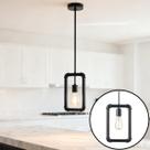 Luminária Pendente de Aço Retrô Has com 1 ou 3 Lâmpadas Avant
