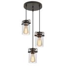 Luminária Pendente de Cozinha foucasal com 3 Pendentes Pretos Ajustáveis para Ilha de Cozinha, Sala de Jantar, Quarto e Sala de Estar Luminária Pendente de Cozinha foucasal com 3 Pendentes Pretos Ajustáveis para Ilha de Cozinha, Sala de Jantar, Quarto e Sala de Estar
