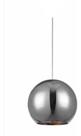 Luminária Pendente De Vidro Espelhado 15cm
