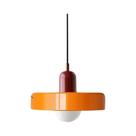 Luminária Pendente De Vidro Nórdico Retrô E27 Led Lustre Para Sala De Estar, Jantar, Quarto,
