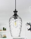 Luminária pendente de vidro SADUENFR Vidro transparente soprado à mão E26