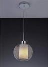 Luminária Pendente Exotic 1 Prata 1 Lamp. - Startec