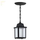 Luminaria Pendente Externo Colonial Plastico Preto Alz14