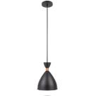 Luminária pendente florida cobre e preto p/ 1 lâmpada enerlux Luminária pendente florida cobre e preto p/ 1 lâmpada enerlux