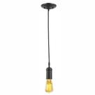 Luminária pendente GLOBE Electric 64906, preta fosca, E26 Luminária pendente GLOBE Electric 64906, preta fosca, E26