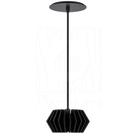 Luminária Pendente Hexagon P Madeira E27 Decoração Moderno
