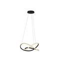 Luminária Pendente Horizon Organic Black Led 48w - Hevvy