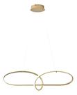 Luminária Pendente Horizon Snail Gold Led 32w 3k-hevvy Dourado