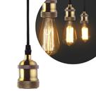 Luminária Pendente Industrial Simples Soquete E27 Dot Metal Indie - Taschibra Luminária Pendente Industrial Simples Soquete E27 Dot Metal Indie - Taschibra
