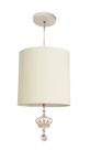 Luminária Pendente Infantil Coroa 25x25 1e-27 Cor:Branco