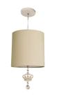 Luminária Pendente Infantil Coroa 25x25 1e-27 Cor:Cáqui