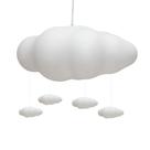 Luminária Pendente Infantil Nuvem Tempestade Bivolt para Decoração de Quarto de Bebê e Criança, Luz Aconchegante