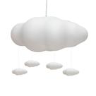 Luminária Pendente Infantil Tempestade De Nuvens Pendente - Bivolt