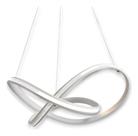Luminária Pendente Infinito Led Sala Infinity Silver Mg130