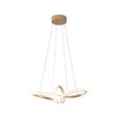 Luminária Pendente Led Alumínio 35W Luz 3em1 Bivolt Quarto Sala Mesa de Jantar Cozinha