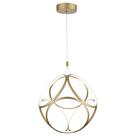 Luminária Pendente LED Arcos Moderno Sala Quarto 48W 4000K