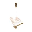 Luminária Pendente Led Borboleta Gold Bivolt Moderno 3000K
