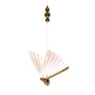 Luminária Pendente Led Borboleta Gold Bivolt Moderno 3000K