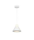 Luminária Pendente Led Cone Branco Para Balcão Mesa Bancada Área Gourmet