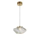 Luminária Pendente LED De Vidro Oval Futurista Luxuoso Moderno 3W 3000K Branco Quente Luminária Pendente LED De Vidro Oval Futurista Luxuoso Moderno 3W 3000K Branco Quente