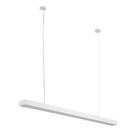 Luminaria Pendente LED linear Otan 24w 3000k 1,20mt Branco