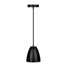 Luminária Pendente Led Preto 9W 6.500k Kian